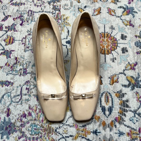 Kate Spade Highline Powder Patent Leather High Heels - Picture 2 of 16